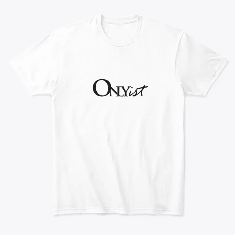 Black on White ONLYist merch