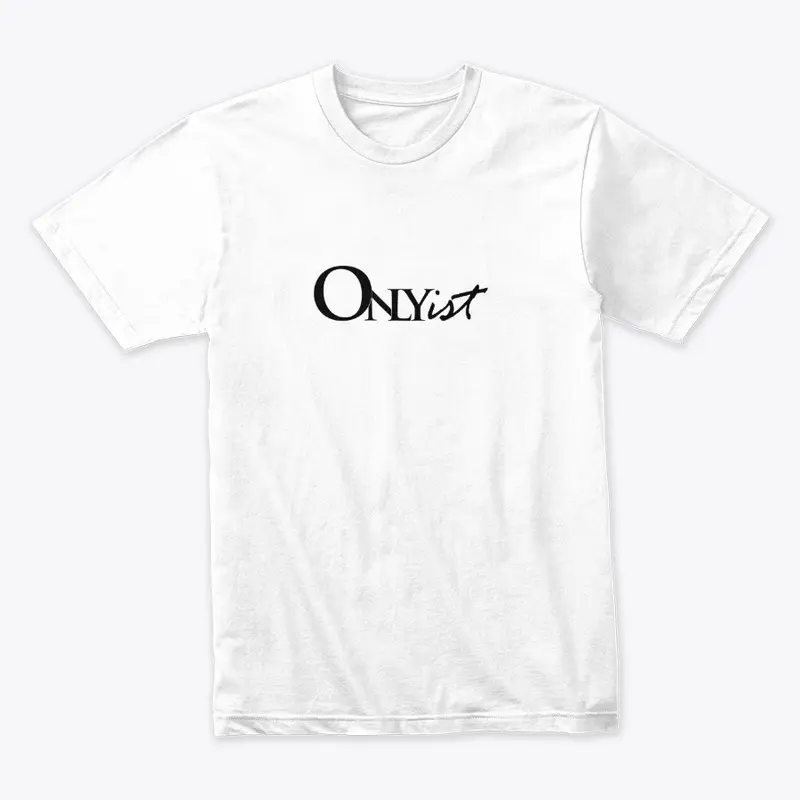 Black on White ONLYist merch