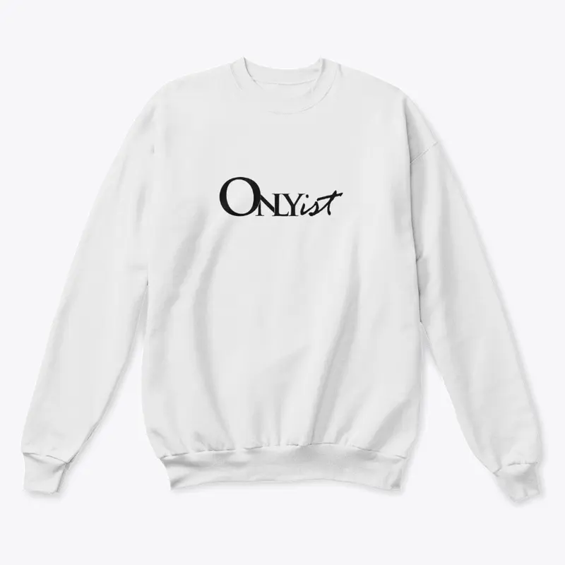 Black on White ONLYist merch